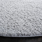 Safavieh August Shag 500 6'-7" x 6'-7" Rug in Light Grey