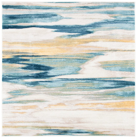 Safavieh Skyler 6'-7" x 6'-7" Rug in Beige / Navy