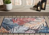 Safavieh Cabana 2'-7" x 5'-0" Rug in Black / Rust