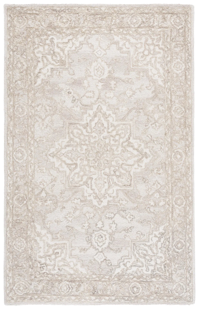 Safavieh Metro 4'-0" x 6'-0" Rug in Light Brown / Ivory