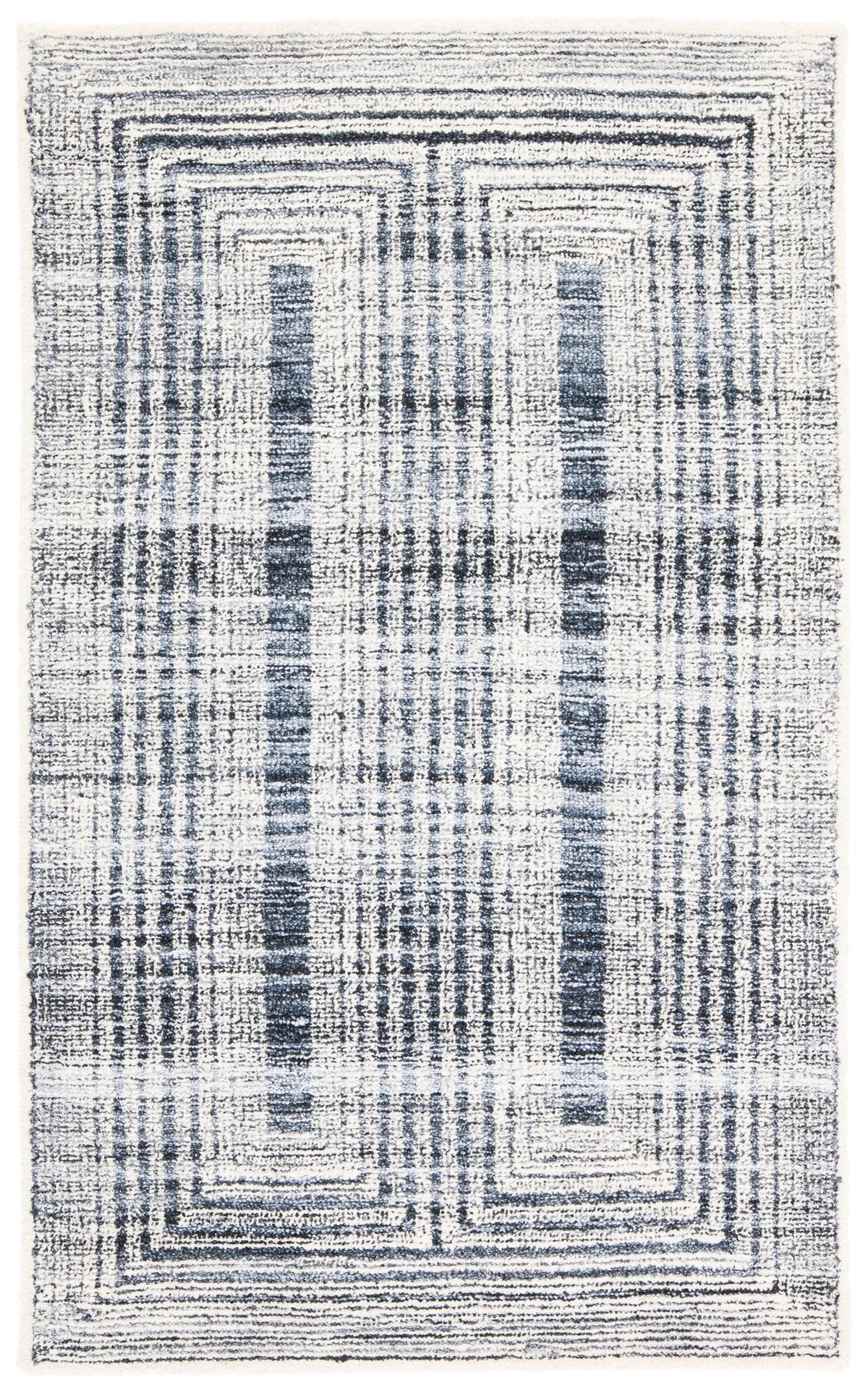 Safavieh Metro 3'-0" x 5'-0" Rug in Dark Grey / Ivory