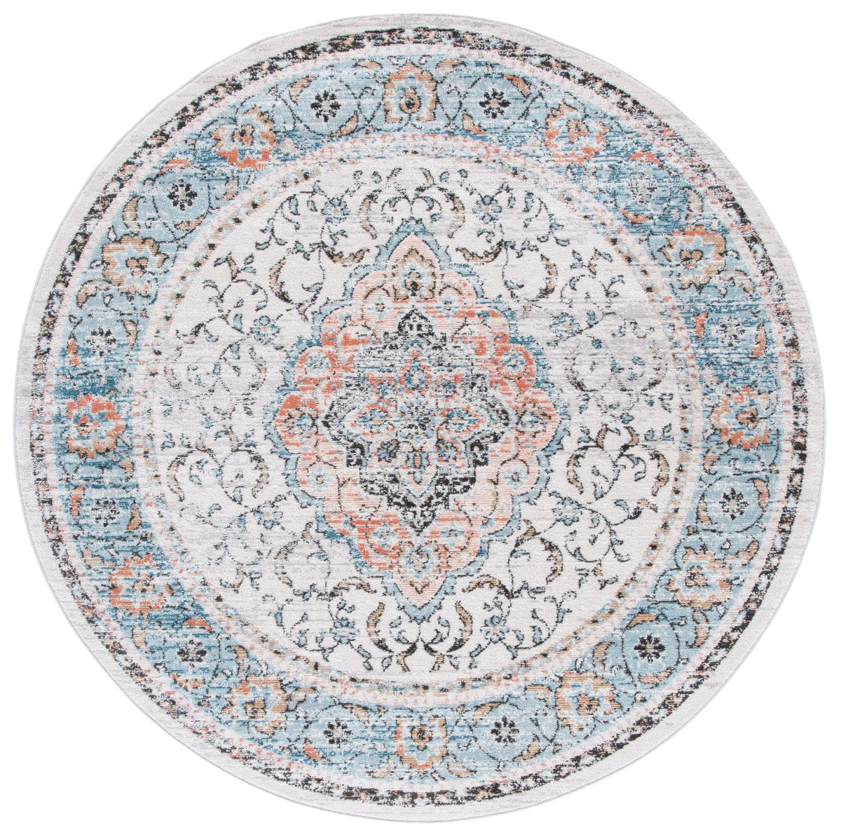 Safavieh Shivan 6'-7" x 6'-7" Rug in Grey / Blue