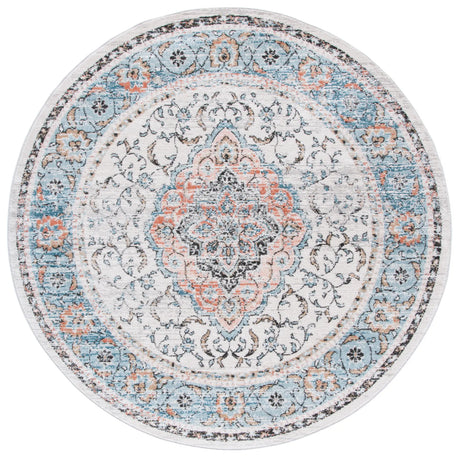 Safavieh Shivan 6'-7" x 6'-7" Rug in Grey / Blue