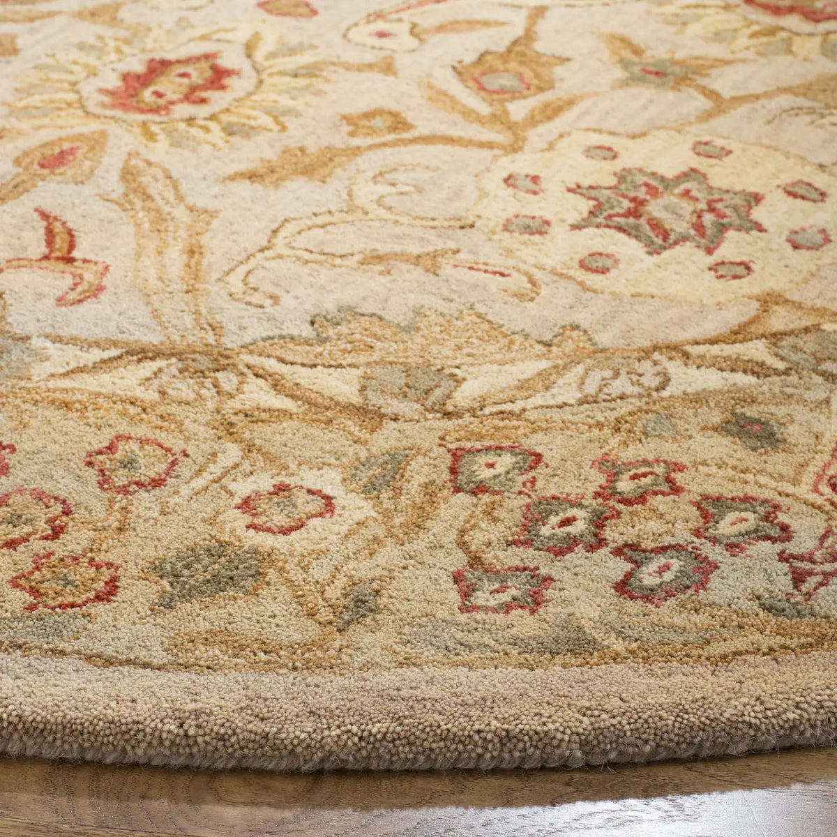 Safavieh Anatolia 6'-0" x 6'-0" Rug in Grey Beige / Sage