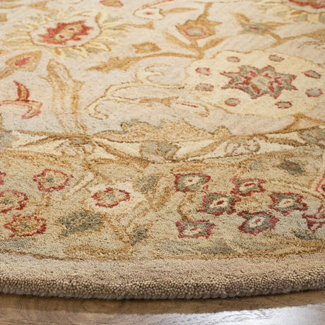 Safavieh Anatolia 6'-0" x 6'-0" Rug in Grey Beige / Sage