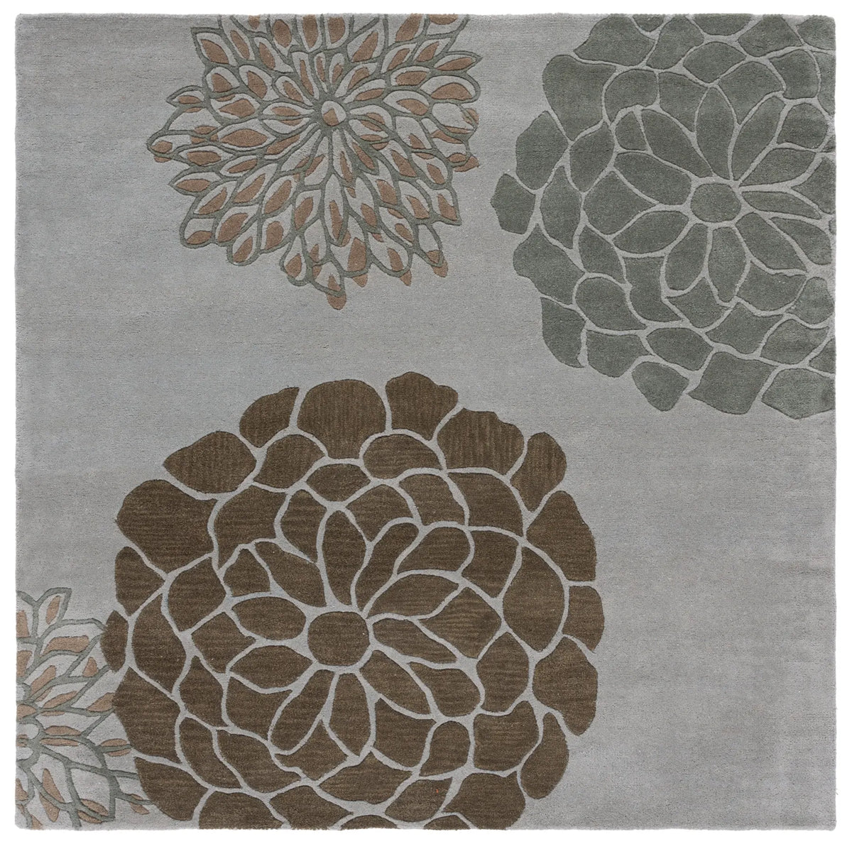 Safavieh Soho 6'-0" x 6'-0" Rug in Light Grey