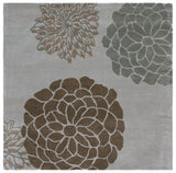 Safavieh Soho 6'-0" x 6'-0" Rug in Light Grey