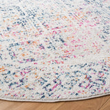 Safavieh Tulum 5'-0" x 5'-0" Rug in Ivory / Dark Blue