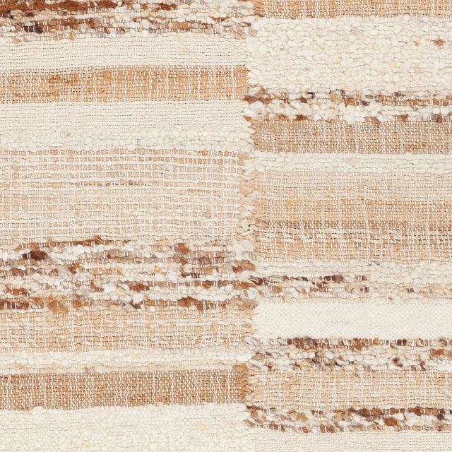 Chandra Kinsey KIN-56901 Ivory / Tan / Brown rug, close-up detail