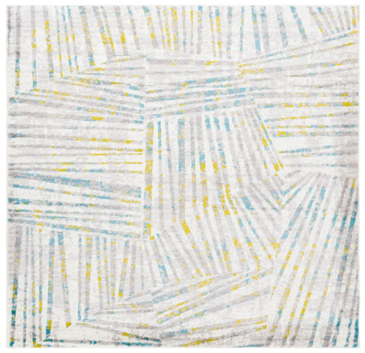 Safavieh Skyler 6'-7" x 6'-7" Rug in Grey / Green