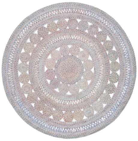 Safavieh Cape Cod 5'-0" x 5'-0" Rug in Pink / Blue