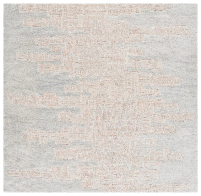 Safavieh Harvest 6'-0" x 6'-0" Rug in Rust / Grey