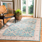 Safavieh Saffron 4'-0" x 6'-0" Rug in Navy / Creme