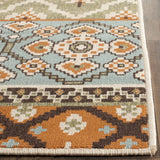 Safavieh Veranda 2'-3" x 10'-0" Rug in Green / Terracotta