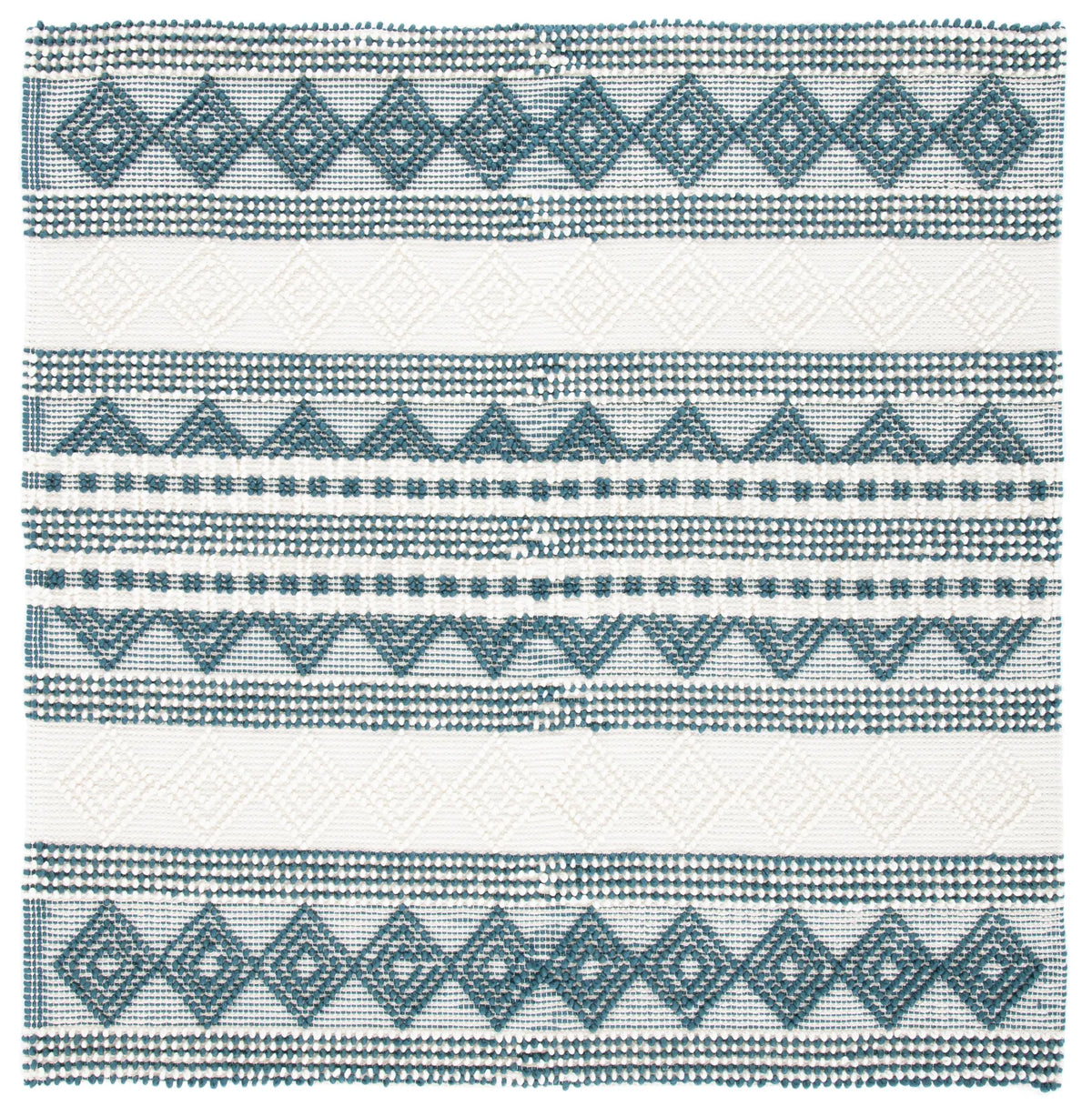 Safavieh Natura 6'-0" x 6'-0" Rug in Dark Green / Ivory