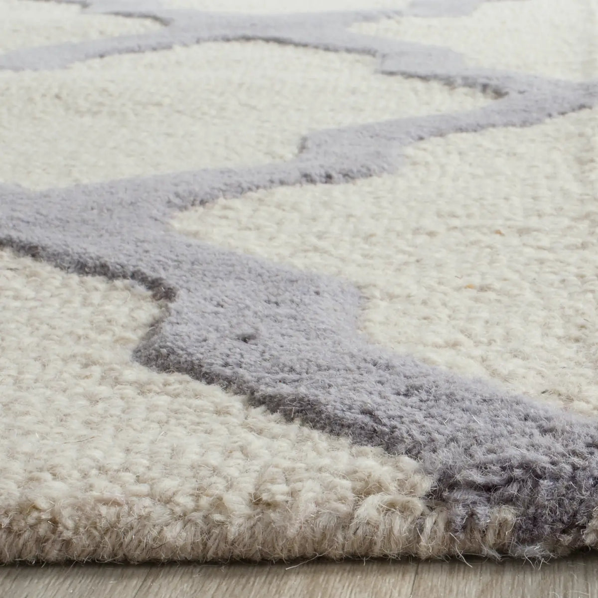 Safavieh Cambridge 5'-0" x 8'-0" Rug in Ivory / Silver