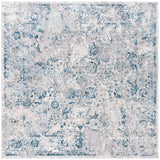 Safavieh Meadow 500 6'-7" x 6'-7" Rug in Grey / Blue