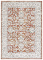 Safavieh Avalon 4'-0" x 6'-0" Rug in Rust / Ivory
