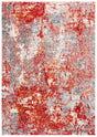 Safavieh Aston 4'-0" x 6'-0" Rug in Red / Grey