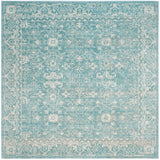 Safavieh Evoke 6'-7" x 6'-7" Rug in Light Blue / Ivory