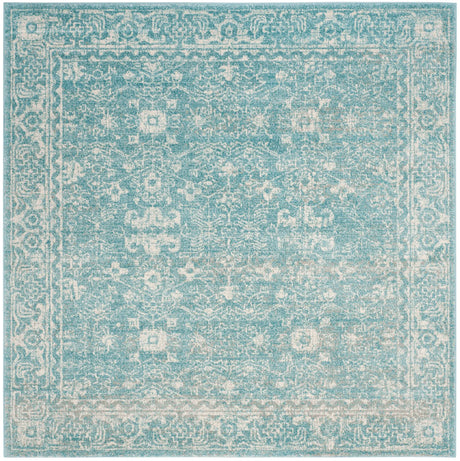 Safavieh Evoke 6'-7" x 6'-7" Rug in Light Blue / Ivory