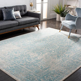 Safavieh Evoke 10'-0" x 14'-0" Rug in Ivory / Aqua