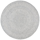 Safavieh Braided 5'-0" x 5'-0" Rug in Grey