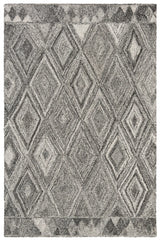 Safavieh Abstract 4'-0" x 6'-0" Rug in Grey / Black
