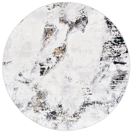 Safavieh Amelia 6'-7" x 6'-7" Rug in Grey / Gold