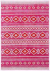 Safavieh Adirondack 4'-0" x 6'-0" Rug in Fuchsia / Ivory