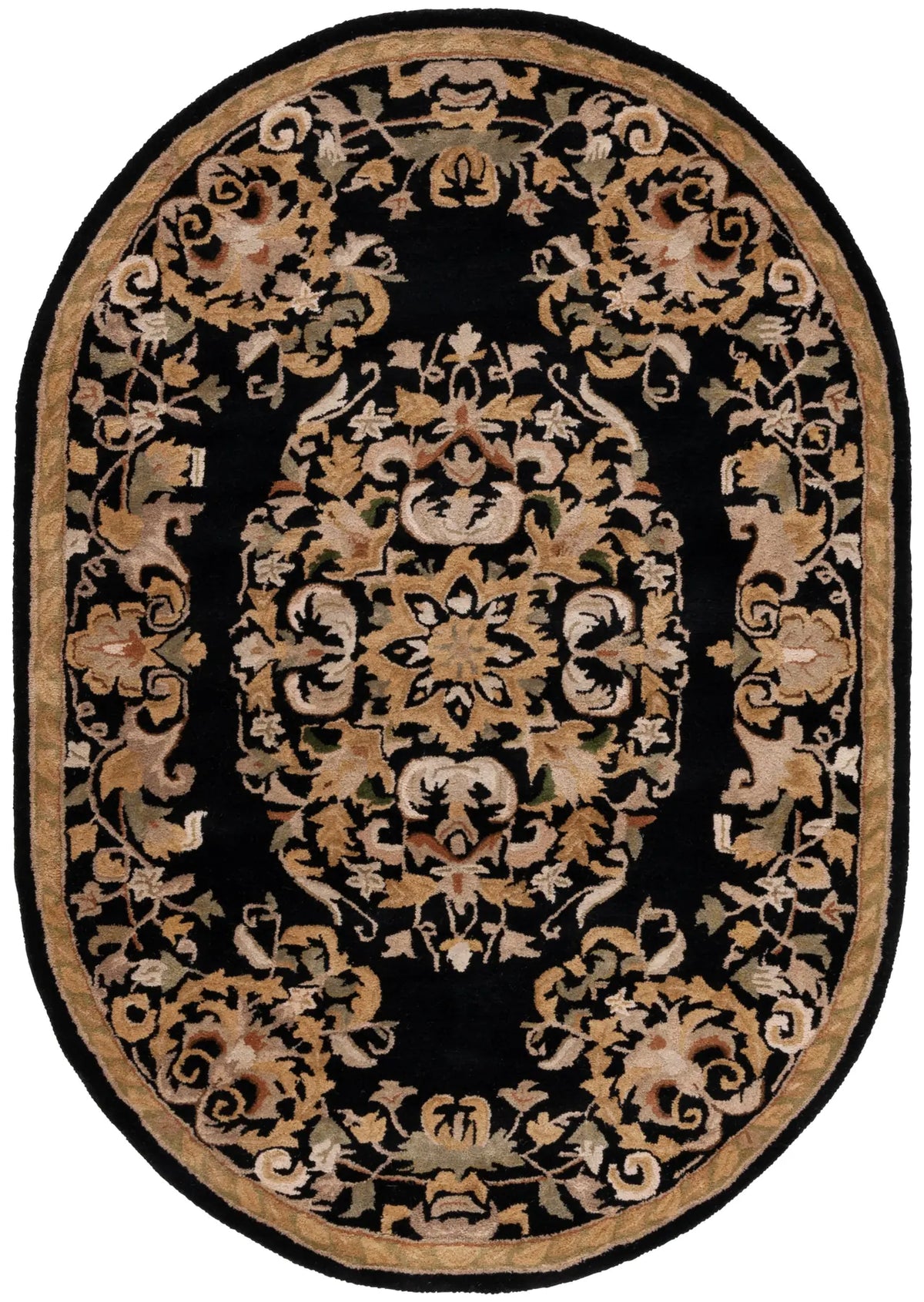 Safavieh Heritage 4'-6" x 6'-6" Rug in Black
