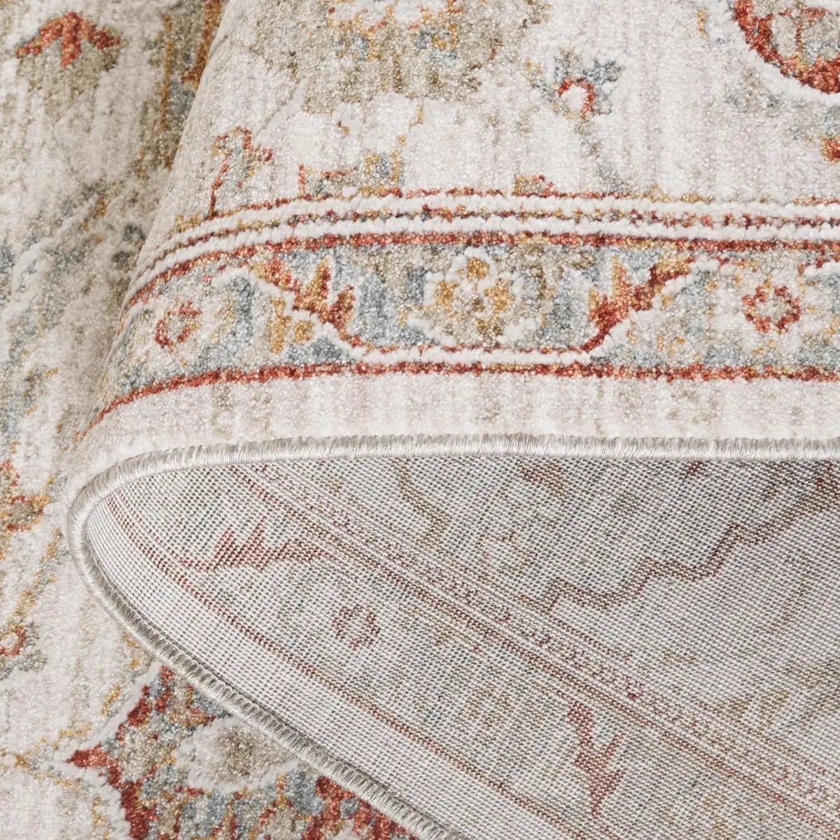 Safavieh Culture 8'-0" x 10'-0" Rug in Ivory / Rust