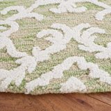 Safavieh Blossom 6'-0" x 6'-0" Rug in Light Green / Ivory