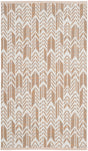 Safavieh Montauk 2'-3" x 3'-9" Rug in Orange / Ivory