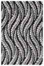 Safavieh Micro-Loop 4'-0" x 6'-0" Rug in Charcoal / Ivory