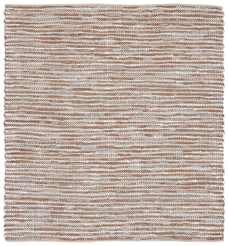Safavieh Vintage Leather 6'-0" x 6'-0" Rug in Beige / Ivory