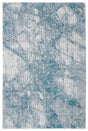 Safavieh Meadow 100 3'-3" x 5'-0" Rug in Turquoise / Ivory