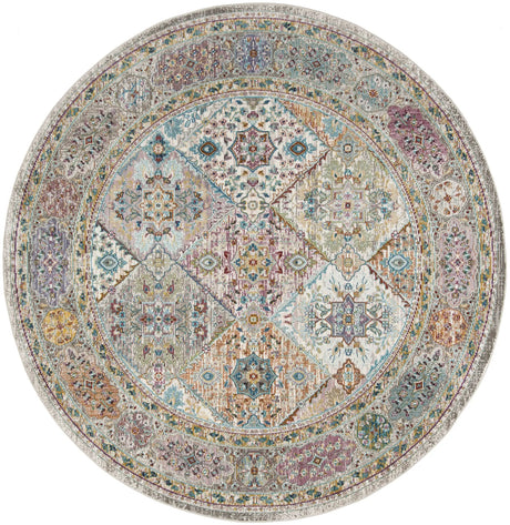 Safavieh Aria 6'-5" x 6'-5" Rug in Cream / Multi