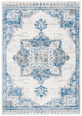 Safavieh Shivan 100 4'-0" x 6'-0" Rug in Ivory / Blue