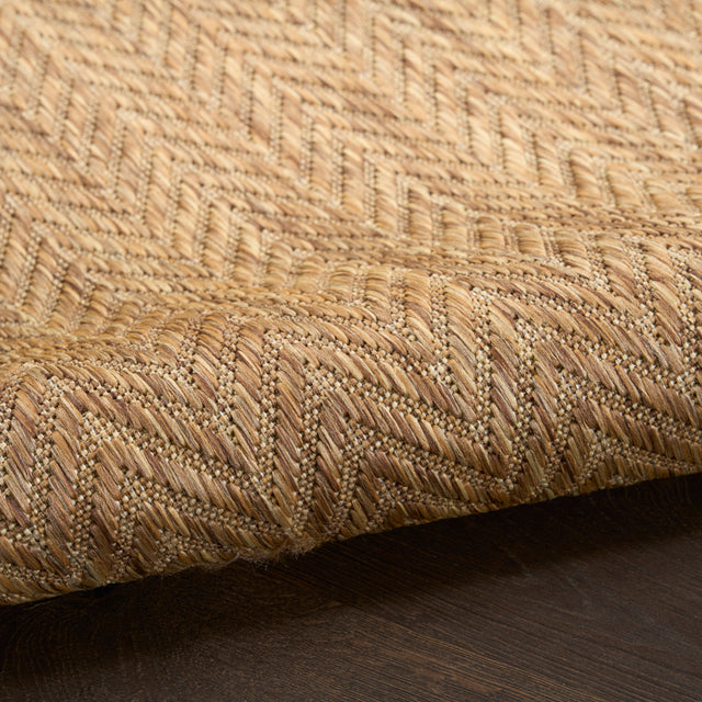 Nourison Horizon Indoor/Outdoor HOZ02 Natural Contemporary Area Rugs