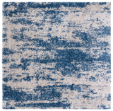 Safavieh Berber Shag 200 6'-7" x 6'-7" Rug in Beige / Blue