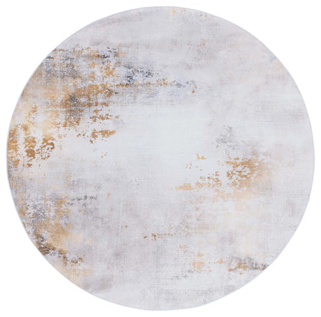 Safavieh Tacoma 6'-0" x 6'-0" Rug in Grey / Gold