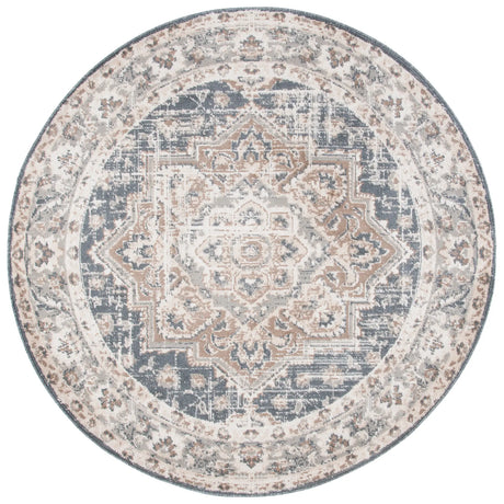 Safavieh Pyramid 5'-3" x 5'-3" Rug in Ivory / Beige