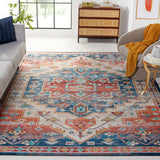 Safavieh Tucson 10'-0" x 14'-0" Rug in Blue / Rust