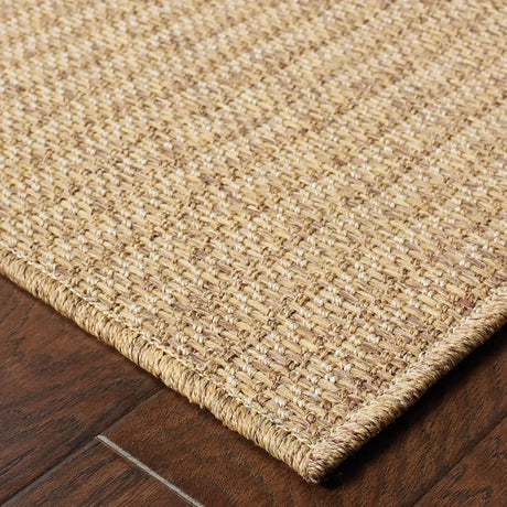 Oriental Weavers Sphinx Karavia 550X3 Tan / Tan Rugs - corner detail