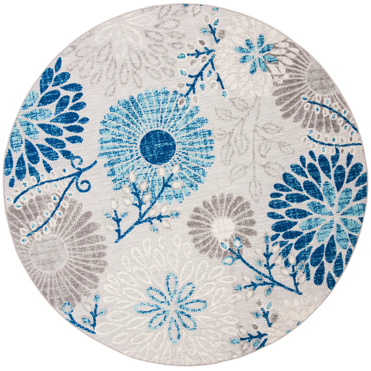 Safavieh Cabana 10'-0" x 10'-0" Rug in Grey / Blue