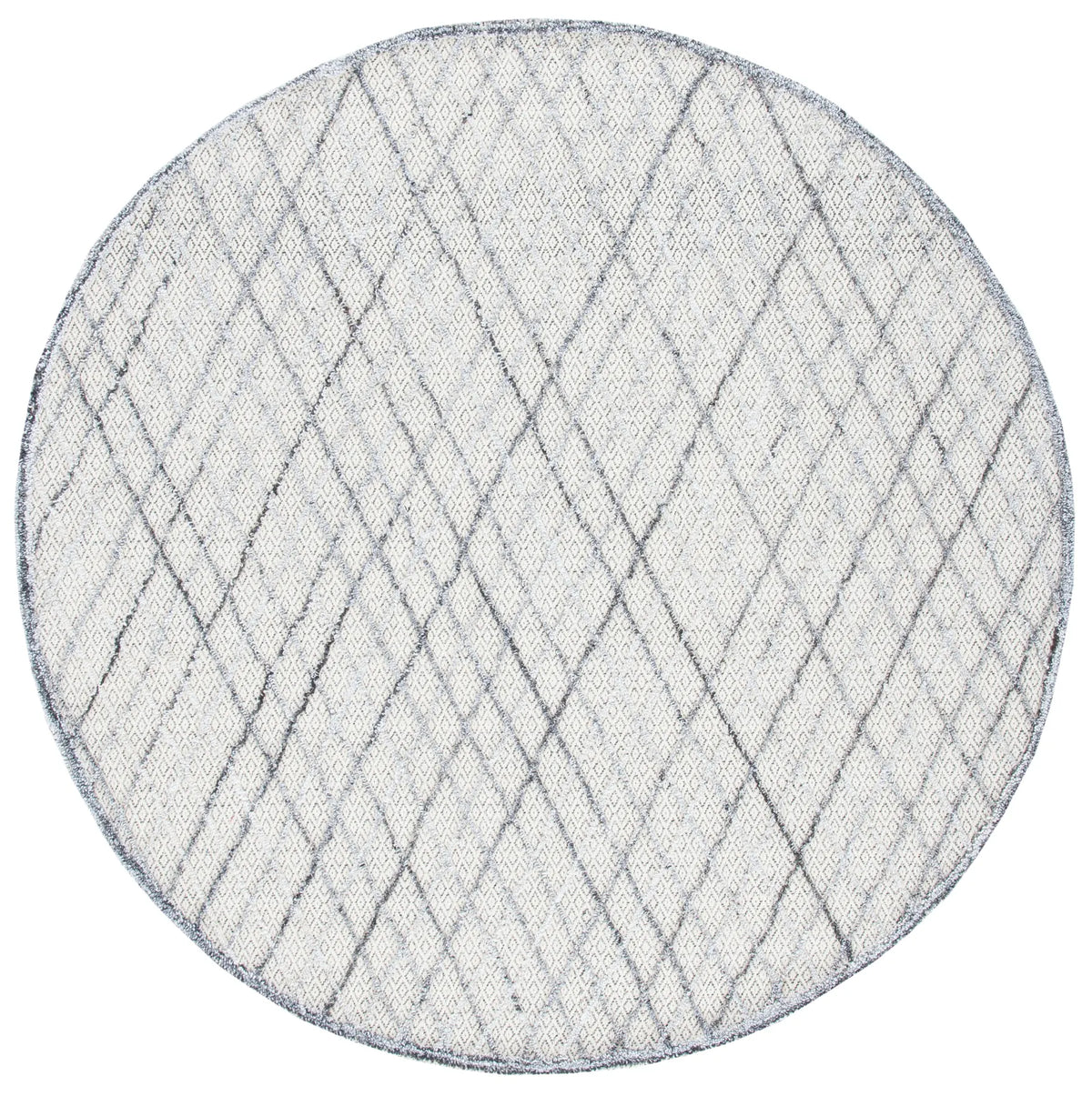 Safavieh Trace 6'-0" x 6'-0" Rug in Grey / Ivory