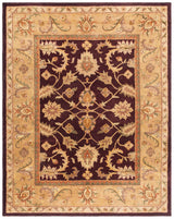 Safavieh Classic 9'-6" x 13'-6" Rug in Dark Plum / Gold