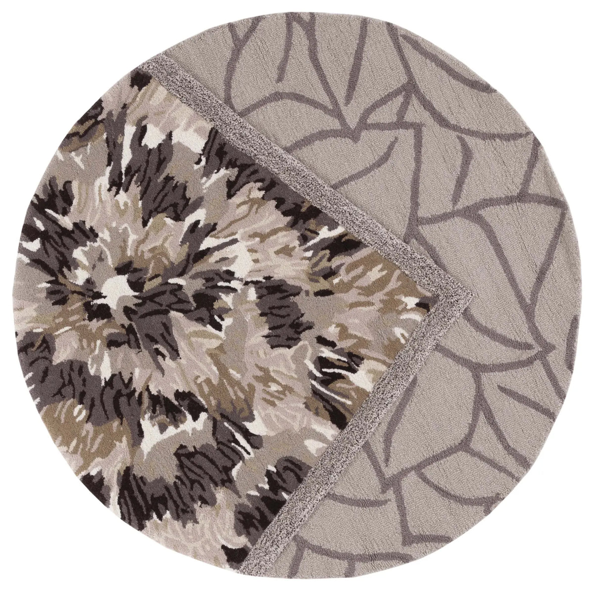 Safavieh Fifth Avenue 5'-0" x 5'-0" Rug in Beige / Brown
