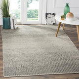 Safavieh Montauk 5'-0" x 8'-0" Rug in Black / Ivory